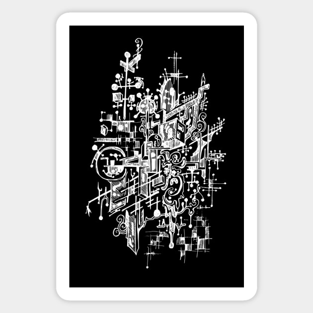 Abstract doodle art Sticker by TKDoodle